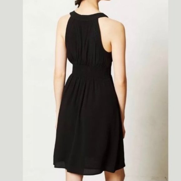 Anthropologie HD In Paris Black Ennis Flare Dress - Picture 2 of 12